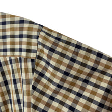 Load image into Gallery viewer, Aquascutum House Check Short Sleeved Shirt - Large (L) PTP 23.5"
