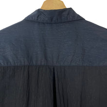 Load image into Gallery viewer, Paul and Shark Navy Econyl Nylon Metal Overshirt - Extra Large (XL) PTP 24.5"
