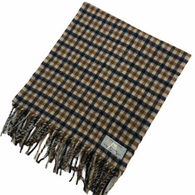 Load image into Gallery viewer, Aquascutum Classic House Check Pure Cashmere Scarf - One Size Fits All