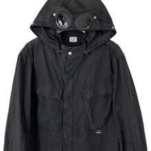 Load image into Gallery viewer, C.P Company Black Goggle Hooded Overshirt - Double Extra Large (XXL) PTP 24"