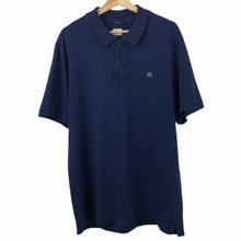 Load image into Gallery viewer, C.P Company Navy Blue Short Sleeved Polo - Extra Large (XL) PTP 23.5"
