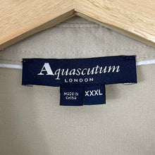 Load image into Gallery viewer, Aquascutum Beige / House Check Short Sleeved Polo - Triple Extra Large (XXXL) PTP 25.25"