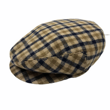 Load image into Gallery viewer, Aquascutum 100% Wool House Check Flat Cap - Small (S)