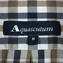 Load image into Gallery viewer, Aquascutum House Check Long Sleeved Shirt - Medium (M) PTP 23.5"