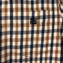 Load image into Gallery viewer, Aquascutum House Check Long Sleeved Shirt - Medium (M) PTP 20"