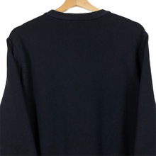 Load image into Gallery viewer, Paul and Shark Navy Embroidered Logo Crew Neck Sweater - Medium (M) PTP 20.5"