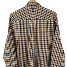 Load image into Gallery viewer, Aquascutum House Check Long Sleeved Shirt - Large (L) PTP 22.5"