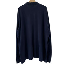 Load image into Gallery viewer, Paul and Shark Navy Long Sleeved Polo - Five Extra Large (5XL) PTP 31"