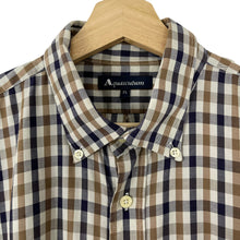 Load image into Gallery viewer, Aquascutum House Check Short Sleeved Shirt - Extra Large (XL) PTP 25"