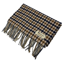 Load image into Gallery viewer, Aquascutum Classic House Check 100% Lambswool Scarf - One Size Fits All