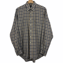 Load image into Gallery viewer, Aquascutum House Check Long Sleeved Shirt - Medium (M) PTP 23.5"