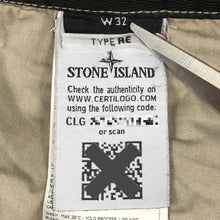 Load image into Gallery viewer, Stone Island Beige Bermuda Cargo Shorts - W 32"