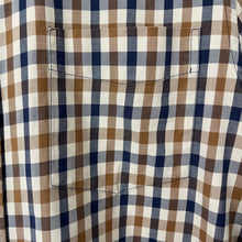 Load image into Gallery viewer, Aquascutum House Check Long Sleeved Shirt - Large (L) PTP 22.5"
