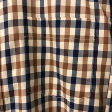 Load image into Gallery viewer, Aquascutum House Check Long Sleeved Shirt - Large (L) PTP 22"