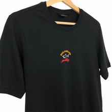 Load image into Gallery viewer, Paul and Shark Black Short Sleeved Logo T-Shirt - Small (S) PTP 18"