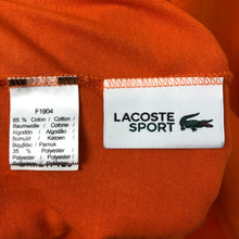 Load image into Gallery viewer, Lacoste Orange Short Sleeved Logo T-Shirt - Large (L) PTP 22.5"