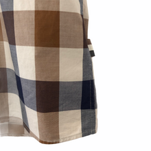 Load image into Gallery viewer, Aquascutum Check Short Sleeved Shirt - Large (L) PTP 21.75"