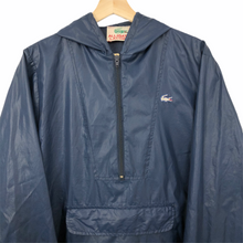 Load image into Gallery viewer, Vintage Lacoste Navy Half Zip Cagoule - Medium (M) PTP 22.5"