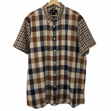 Load image into Gallery viewer, Aquascutum Check Short Sleeved Shirt - Triple Extra Large (XXXL) PTP 24.75"