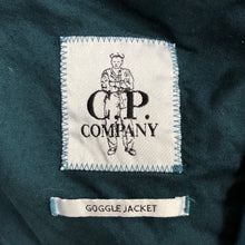 Load image into Gallery viewer, C.P Company Emerald Nylon Shimmer Multi Pocket Goggle Jacket - 52 PTP 23.25"