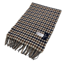 Load image into Gallery viewer, Aquascutum Classic House Check 100% Wool Scarf - One Size Fits All