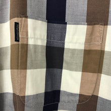 Load image into Gallery viewer, Aquascutum Block Check Short Sleeved Shirt - Medium (M) PTP 23.25"