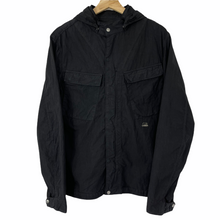 Load image into Gallery viewer, C.P Company Black Goggle Hooded Overshirt - Large (L) PTP 21"