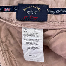 Load image into Gallery viewer, Paul and Shark Beige Bermuda Cargo Shorts - W 34"