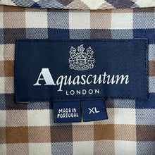Load image into Gallery viewer, Aquascutum House Check Short Sleeved Shirt - Extra Large (XL) PTP 21.75"
