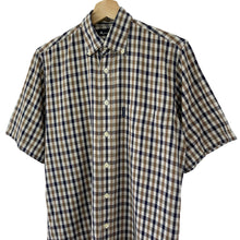 Load image into Gallery viewer, Aquascutum House Check Short Sleeved Shirt - Small (S) PTP 20"