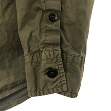 Load image into Gallery viewer, Stone Island Khaki Button Up Overshirt - Medium (M) PTP 20"