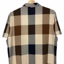 Load image into Gallery viewer, Aquascutum Block Check Short Sleeved Polo - Medium (M) PTP 20.25"