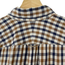 Load image into Gallery viewer, Aquascutum House Check Long Sleeved Shirt - Large (L) PTP 22"