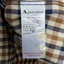 Load image into Gallery viewer, Aquascutum House Check Long Sleeved Shirt - Medium (M) PTP 21.5"
