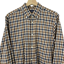 Load image into Gallery viewer, Aquascutum House Check Long Sleeved Shirt - Medium (M) PTP 21.5"