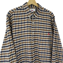 Load image into Gallery viewer, Aquascutum x Supreme House Check Flannel Long Sleeved Shirt - Large (L) PTP 23.25"