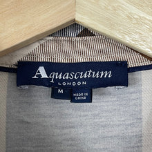 Load image into Gallery viewer, Aquascutum Block Check Short Sleeved Polo - Medium (M) PTP 21.25"