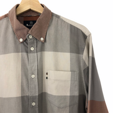 Load image into Gallery viewer, Aquascutum Block Check Long Sleeved Shirt - Extra Large (XL) PTP 23"