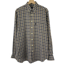 Load image into Gallery viewer, Aquascutum House Check Long Sleeved Shirt - Large (L) PTP 24"