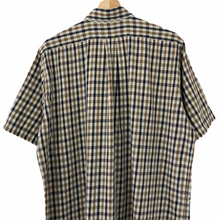 Load image into Gallery viewer, Aquascutum House Check Short Sleeved Shirt - Large (L) PTP 25.25"