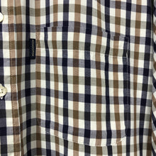 Load image into Gallery viewer, Aquascutum House Check Short Sleeved Shirt - Medium (M) PTP 24"