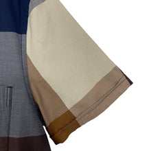 Load image into Gallery viewer, Aquascutum Block Check Short Sleeved Shirt - Medium (M) PTP 21"