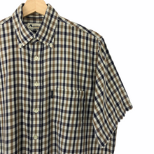 Load image into Gallery viewer, Aquascutum House Check Short Sleeved Shirt - Large (L) PTP 23.5"