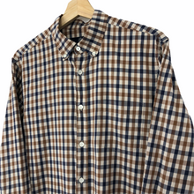 Load image into Gallery viewer, Aquascutum House Check Long Sleeved Shirt - Medium (M) PTP 20.25"