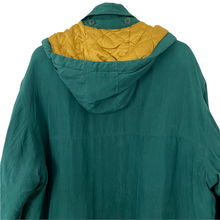 Load image into Gallery viewer, Vintage Paul and Shark Green Multi Pocket Silk Jacket - Large (L) PTP 27"