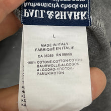 Load image into Gallery viewer, Paul and Shark Grey Short Sleeved Logo T-Shirt - Large (L) PTP 20.75"