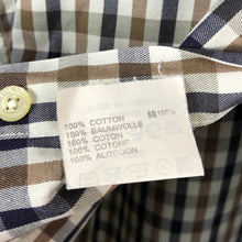Load image into Gallery viewer, Aquascutum House Check Short Sleeved Shirt - Large (L) PTP 24"