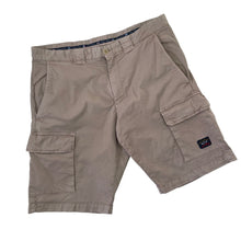 Load image into Gallery viewer, Paul and Shark Beige Bermuda Cargo Shorts - W 34"