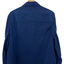 Load image into Gallery viewer, Paul and Shark Blue Nylon Shimmer Overshirt - Large (L) PTP 21"