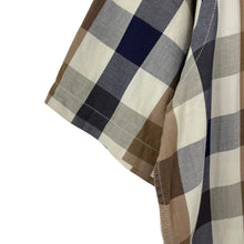 Load image into Gallery viewer, Aquascutum Block Check Short Sleeved Shirt - Medium (M) PTP 23.5"